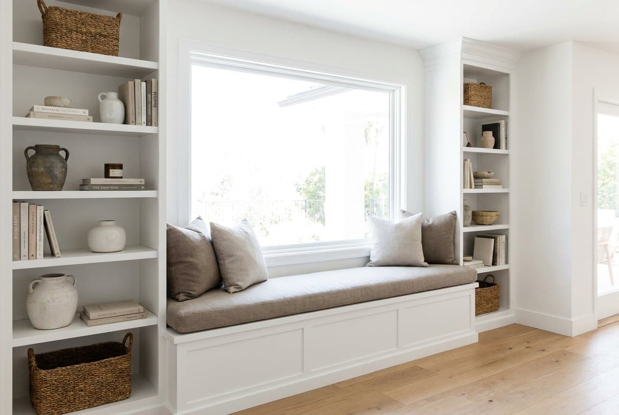 Custom closet built-in storage system